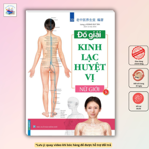 Sách - Đồ Giải Kinh Lạc Huyệt Vị (sách in màu)
