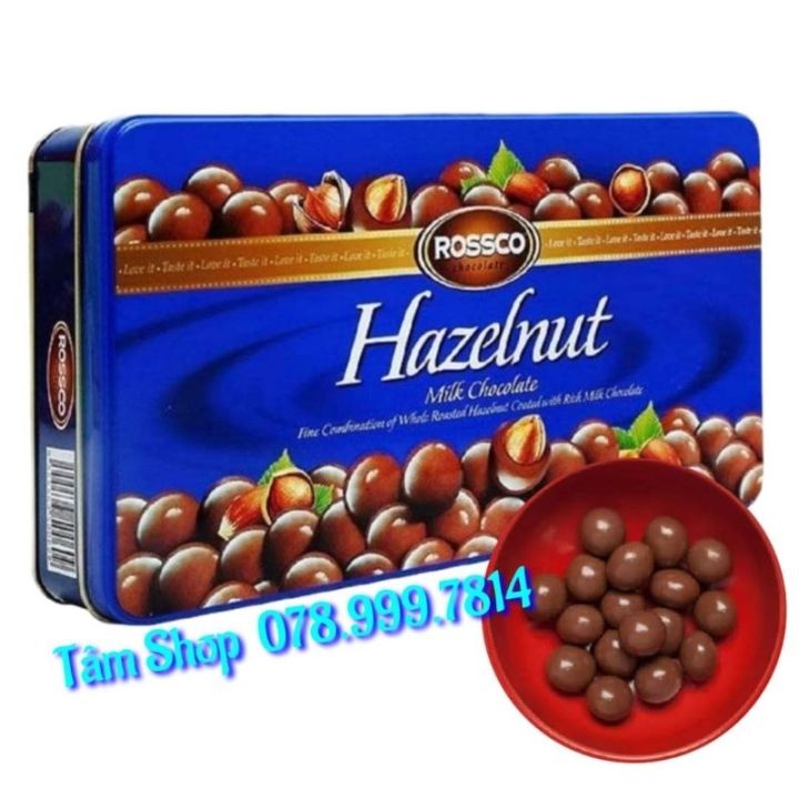 SOCOLA HẠNH NHÂN / HẠT PHỈ ROSSCO (HỘP 180G) - NHẬP KHẨU MALAYSIA ...