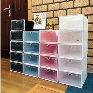 Combo 10 Hộp đựng giày nhựa cứng trong suốt Lắp Ráp Thông Minh (size lớn để được size 36-44)