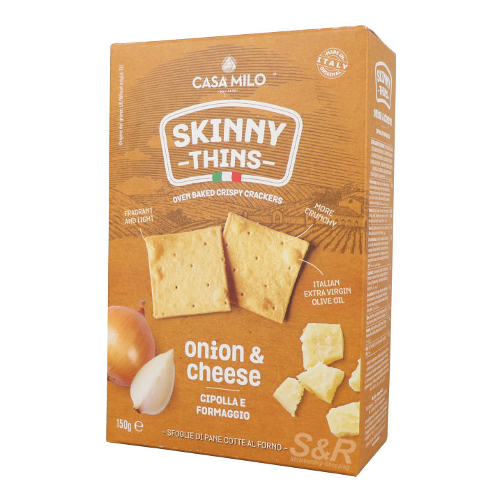 Casa Milo Skinny Thins Onion & Cheese 150g | Lazada PH