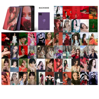 55 Pcs Set Spot BLACKPINK BORN PINK 7 Album Small Card Postcards KPOP Card