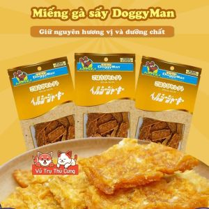 Snack Miếng gà sấy Doggy Man cho Chó 90g