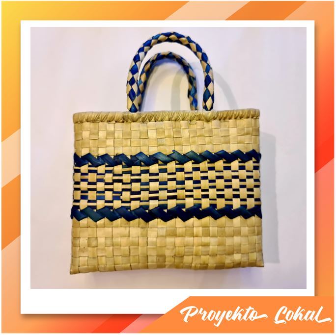 Proyekto Lokal / Pandan Bags / Light Blue / Pandan Leaves Bag