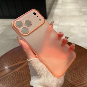 Fashion Ultra Slim Matte Case for iPhone 15 16 17 Pro Max Air 14 Plus 13 12 Translucent Hard PC Skin Feel Shockproof Thin Cover