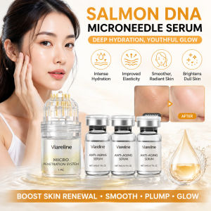 Salmon Facial Serum Hydrating Essence Moisture Care Facial Serum Dry Skin Skincare Daily Face Care Lightweight Texture Cosmetic Beauty Essence Routine Face Skincare Set