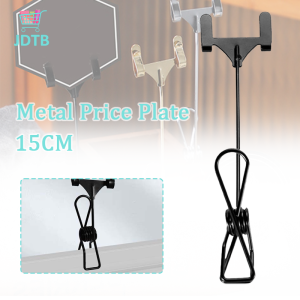 Metal Sign Holders Stand-Up Price Tags for Supermarket and Bakery