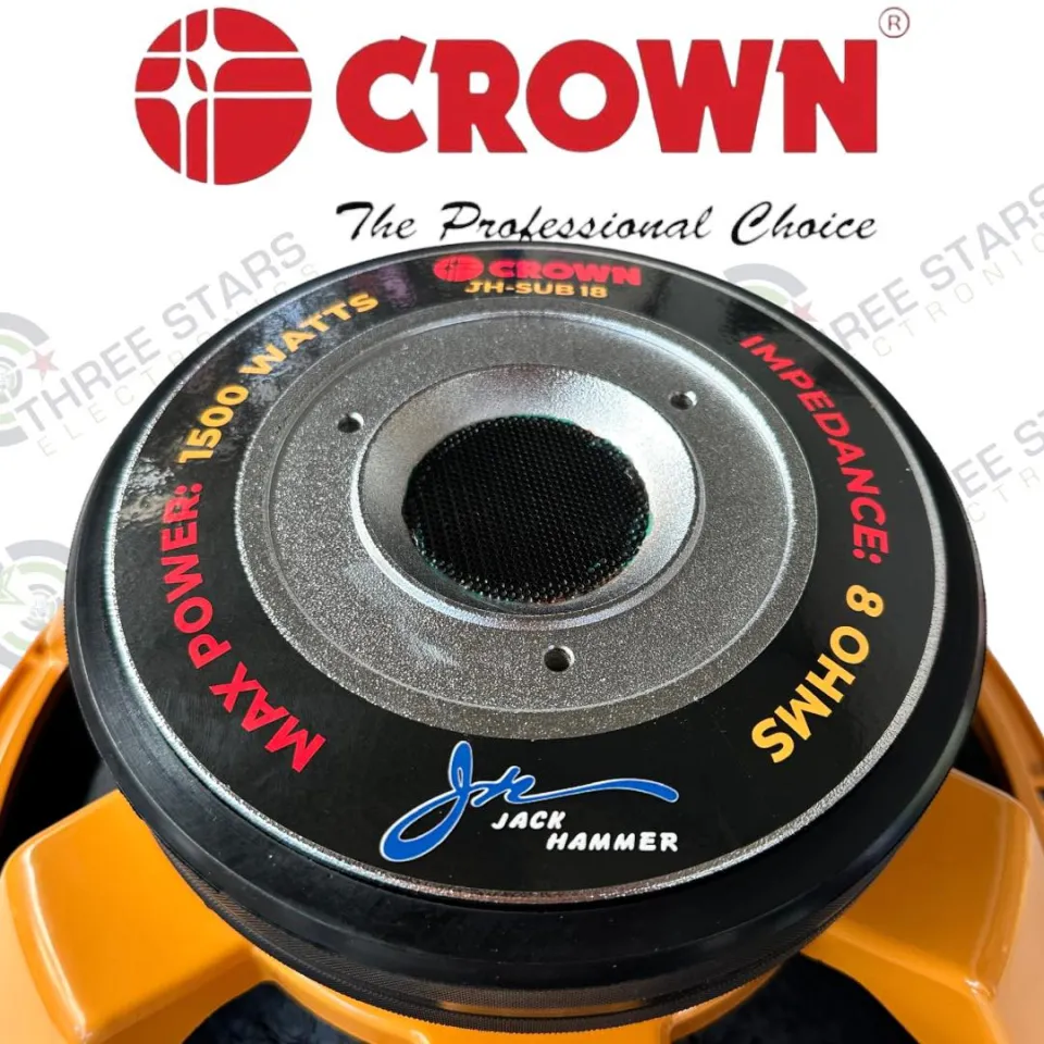 Crown deals subwoofer 18