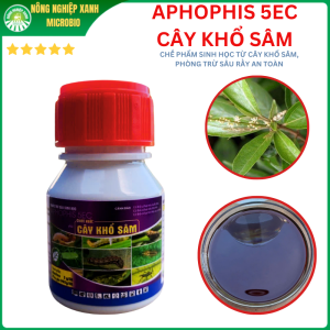 Aphophis 5EC CHẾ PHẨM SINH HỌC TỪ CÂY KHỔ SÂM PHÒNG TRỪ SÂU RẦY AN TOÀN chai 25ml