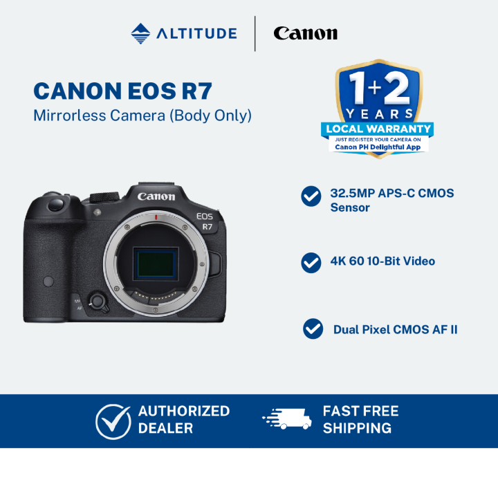 Canon EOS R7 Body With FREE Lexar 64gb SDXC Lazada Lazada PH