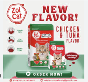Zoi Cat Adult Cat Dry Food Tuna / Chicken and Tuna Flavor Repacked 1kg / 500g Low Sodium