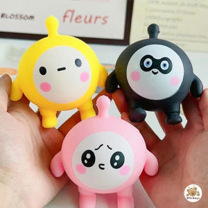 ของเล่นบีบสกุชชี่ รูปไข่น่ารัก ขนาดใหญ่ แบบสร้างสรรค์ สําหรับบีบคลายเครียด