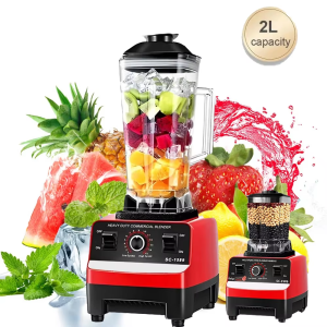 4500W Heavy Duty Blender  2L Mixer Juicer High Power Food Processor Ice Smoothie Bar Fruit