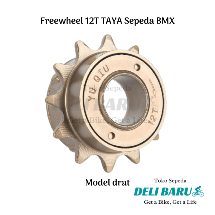 Freewheel 12T gir belakang single speed gear 12 T sepeda BMX Suku