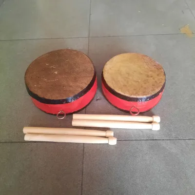 Trống gỗ da trâu 2 mặt Nhạc Cụ Thành Công