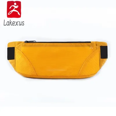 Lakexus Waterproof Waist Bag for Running Jogging Slim Zip Fanny Belt Pouch Pack Sport Crossbody for Walking Cycling Less Than 6.5inch Phone Holder