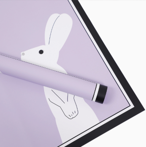 Flower Wrapping Kertas Motif Kelinci Buket Celephone Kertas Bunga Waterproof 6127