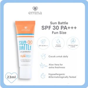 Emina Sunscreen | Airy Sun Serum Battle / Skin Buddy | SPF30 SPF45 SPF50