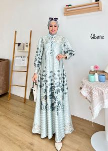 MAHDIYA OUTFIT - GAMIS DELISA 9 DRESS - BUSUI NO HIJAB - GAUN PESTA MUSLIMAH ADEM MEWAH