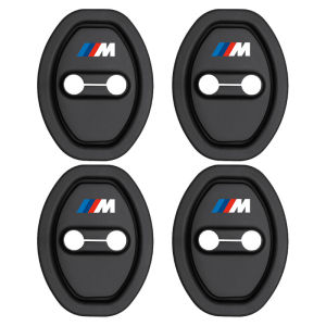 BMW M Car Door Lock Cover Silicone Rubber Door Lock Buckle Shock Absorber Protector Pad For F30 F10 E90 E46 E60 G20 G60 G45 E30 E39 E36 G30 F34 G22 F44 M3 M4 M8