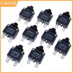 【E-WOITD】 Circuit Breaker Overload Protector Switch Fuse 3A 4A 5A 6A 8A 10A 15A 20A 30A