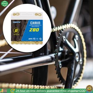 [Vodool Park City] MTB Road Bike Chains Anti-rust Chains Wear-resistant Corrosion-resistance Chain for Outdoor Road Bicycle Cycling