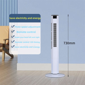 [PH SELLER] The New Electric Fan Stand Fan Electricfan Household tower fan Leafless mute Desktop floor fan Remote Control Vertical Fan Refrigeration air conditioning Bladeless 3-speed adjustment save power 12 hour timing