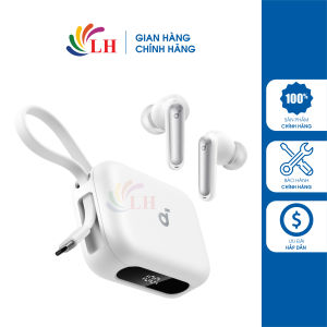 Tai nghe Bluetooth True Wireless Anker Soundcore P41i A3937 - Hàng chính hãng - Case kiêm sạc dự phòng Pin “cực trâu” mic AI gọi ổn & âm bass mạnh