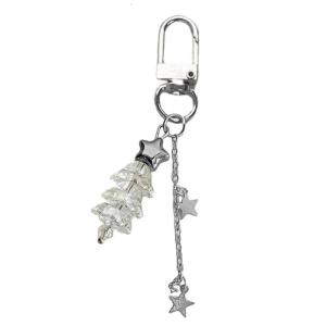 Phong cách Dây xích điện thoại thời trang giáng sinh dây điện thoại độc đáo Christmas Tree móc khóa túi thích hợp cho những người đam mê thời trang