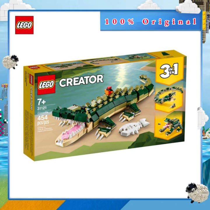 100% Original] LEGO 31121 Creator 3-in-1 Crocodile 454pcs 7+ lego