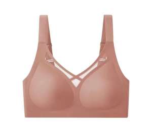 Plus Size Seamless Wireless Bra for Women Comfortable Lightly Lined Anti-Sagging Bra Bralette2026