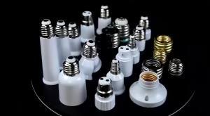 FFBH E27 Male to E14 B22 GU10 E40 Female Lamp Holder Converter Heat-resistant Models Socket Adapter Durable Lamp Base Z1H5K