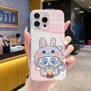 for Realme C75 14X C53 C63 C61 C65 C35 C51 C55 C15 C12 5 5S 11 12 X 14 Pro C21Y C25Y C33 Note 50 C67 Cartoon Labubu Phone Case
