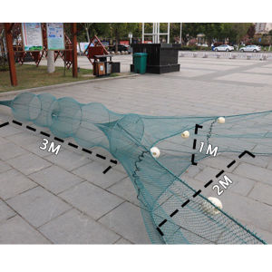 Fishing Net Oversized Importsbarrage Net Hukou Net Trawl Folding Fish And Shrimp Cage Sleeve Net Large Capacity