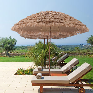 ร่มสนามกลางแจ้ง ปรับได้ มีหลายขนาด สำหรับแต่งร้าน แต่งบ้าน ร่มฟางเทียม