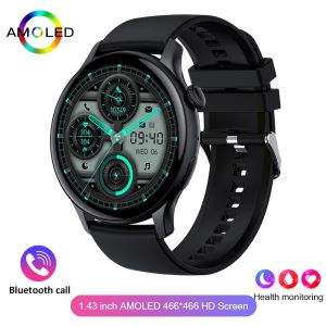 Smart Watch 1.43 Inch AMOLED Sports World Clock Calculator Bluetooth Call Smartwatch For iOS Android