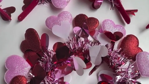 แถบคาดศีรษะปักเลื่อมหัวใจสำหรับวันวาเลนไทน์ปาร์ตี้ที่คาดผมสวมใส่สบายอุปกรณ์ที่คาดผมสำหรับงานเทศกาลเฉลิมฉลอง