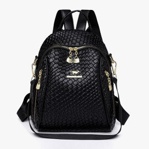 Womens largecapacity backpack woven largecapacity backpack