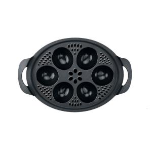 Nonstick Microwave Eggs Poacher Insert 6 Cup Eggs Cooker For Air Fryers Oven And Cooking Machines Baking Accessories