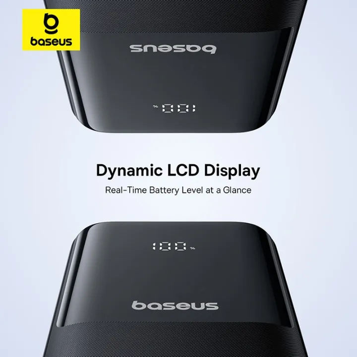 Pin dự phòng Baseus Lipow 20000mAh/10000 mAh 22.5W 2 cổng USB-A và 1 cổng Type-C Sạc Nhanh, Sạc Pin điện thoại Phụ Kiện điện thoại có màn hình Led | BigBuy360 - bigbuy360.vn Pin dự phòng Baseus Lipow 20000mAh/10000 mAh 22.5W 2 cổng USB-A và 1 cổng Type-C Sạc Nhanh, Sạc Pin điện thoại Phụ Kiện điện thoại có màn hình Led | BigBuy360 - bigbuy360.vn