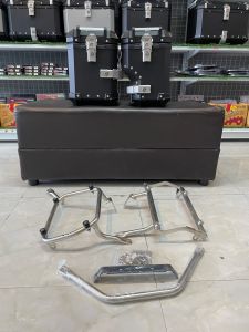 กล่อง ปี๊บ อลูมิเนียม ขนาด 38 / 32 ลิตร และแร็คหลัง&ข้าง สแตนด์เลส Suzuki V650 (ปี 2017 up)-ต้องการวีดีโอเพิ่มเติมทักแชท