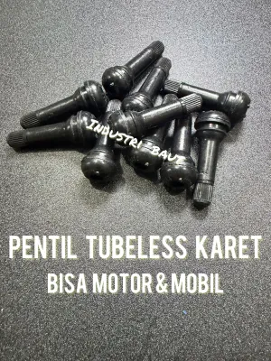 [20 Pcs] Pentil Tubeless Karet TR414 Bisa Untuk Motor/Mobil