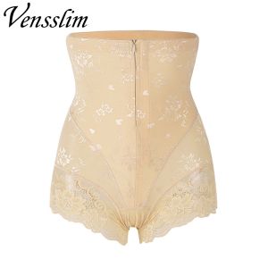 Vensslim Women High Waist Trainer Body Zip Shaper Panties Tummy Belly Control Slimming Control Shapewear Girdle Waist Trainer