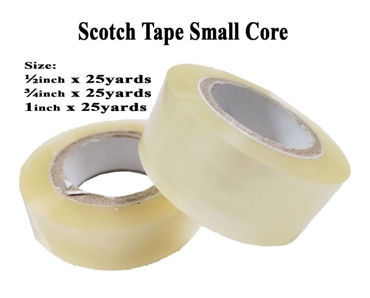 1 Roll Scotch Tape for Small Core 25yards | Lazada PH