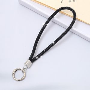 NALANILI Bright Rhinestone Phone Lanyard Glitter Bling Bling Hanging Anti-lost Rope Luxury Phone Keychain Phone Accessories