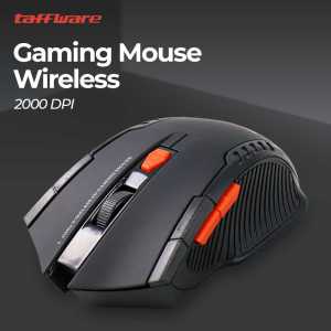 Taffware Mouse Gaming Wireless Optical 2.4GHz Ergonomic 1600DPI - W4
