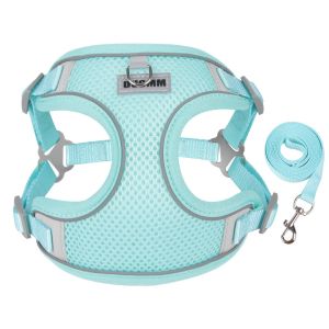 P49 Pet harness vest style dog harness breathable dog rope summer dog leash pet supplies