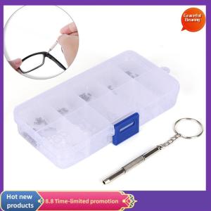Graceful Screw Nut Nose Pad Optical Repair Set Assortment Sunglass Tool Kit For glasses