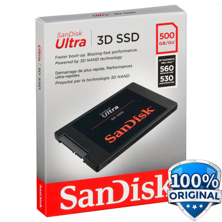 SSD SANDISK 500GB ULTRA 3D 2.5