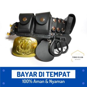 Kopel Security Kulit Fullset / Kopel Rim Security Fullset / Kopel Sabuk Security Terbaru / Sabuk Satpam Security Kulit Fullset