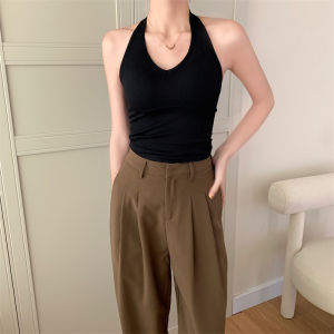 【SG stock】 Padded halter top/Padded bralette/Tube top/Singlet/Camisole/Bra top/Yoga top B56